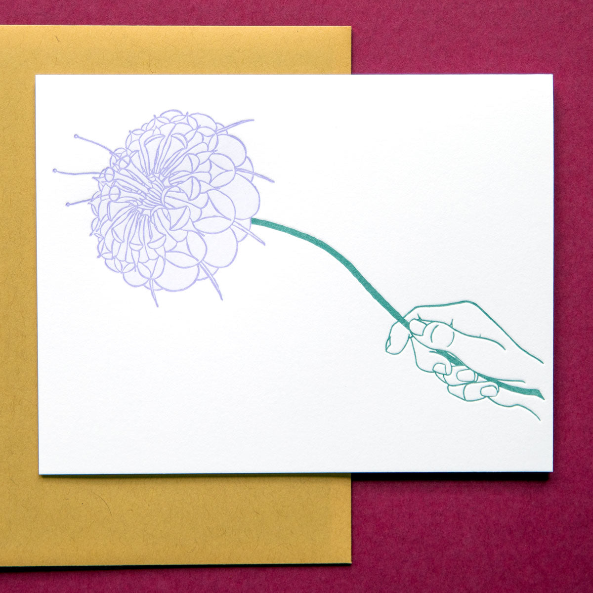 La Flor Flower Card