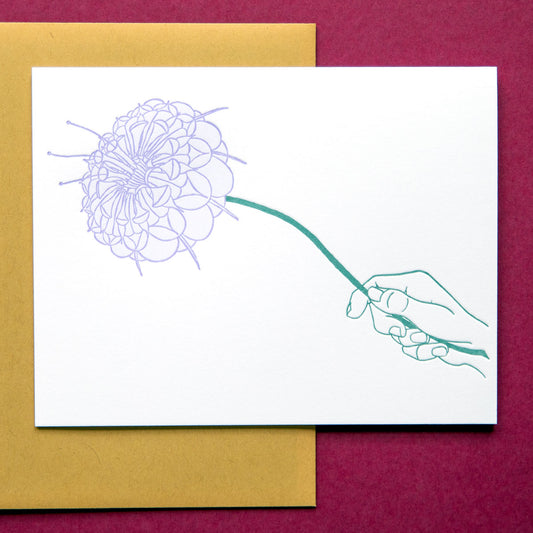 La Flor Flower Card